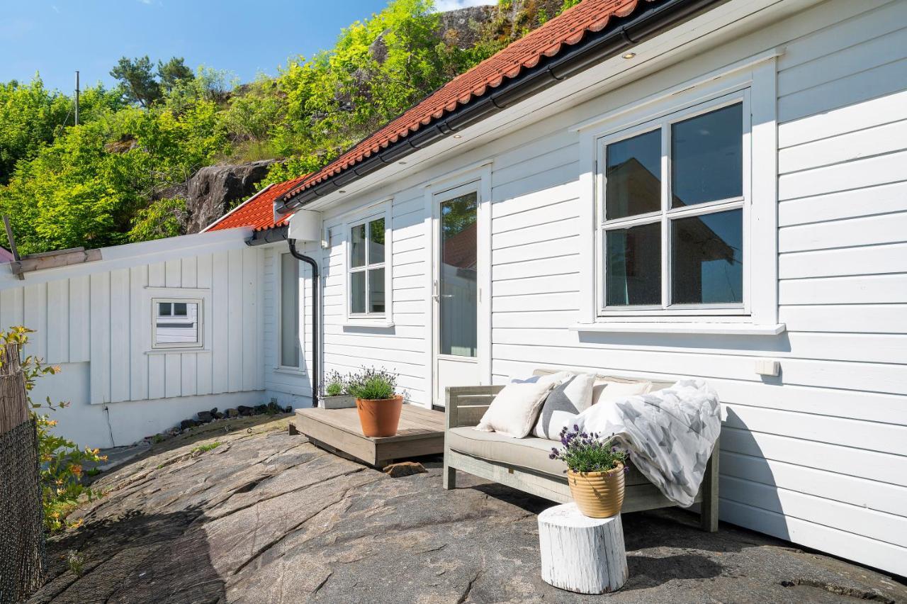 Kragero Hytte Havsutsikt Buitenkant foto